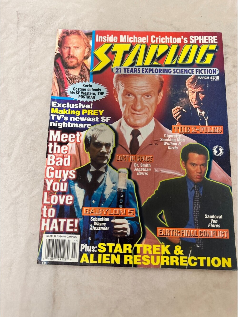 Starlog Science Fiction Magazine Issue 248 March 1998 Lost in Space X-Files